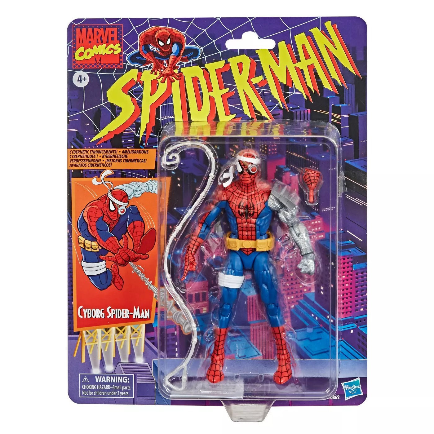 Marvel Legends Vintage Retro Series Cyborg Spider-Man Action Figure