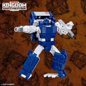 Transformers Generations War For Cybertron: Kingdom Deluxe Autobot Pipes Action Figure WFC-K32
