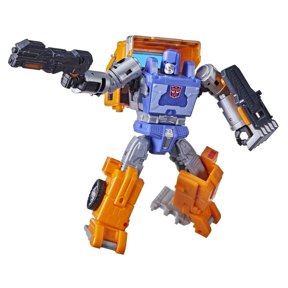 Transformers Generations War For Cybertron: Kingdom Deluxe Huffer Action Figure WFC-K16