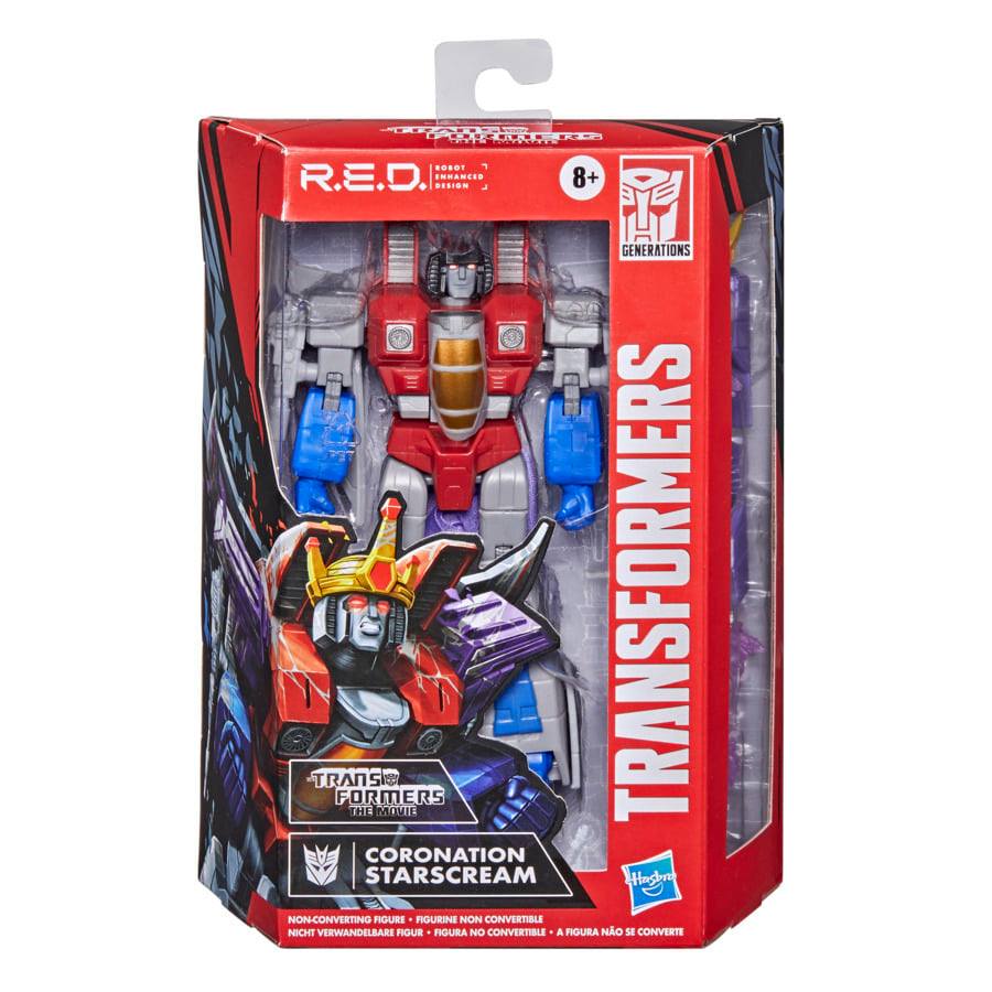 Transformers R.E.D. Robot Enhanced Design Coronation Starscream Action Figure