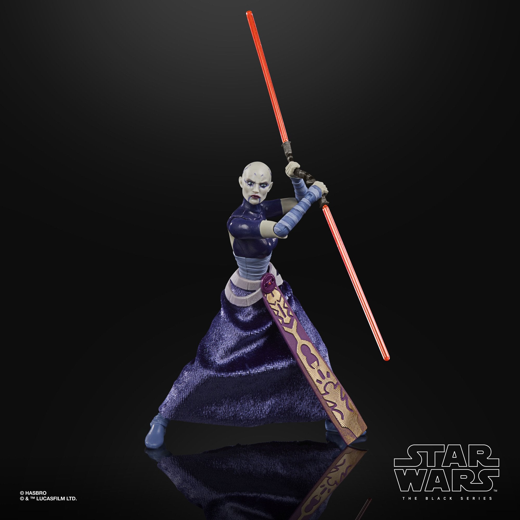 Hasbro Star Wars Black Series The Clone Wars #07 Asajj Ventress 6 Inch Action Figure