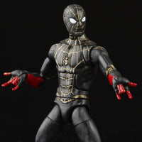 Marvel Legends Spider-Man: No Way Home Wave Black and Gold Suit Spider-Man (Marvel's Armadillo BAF)