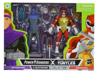 Hasbro Lightning Collection Mighty Morphin Power Rangers X Teenage Mutant Ninja Turtles Morphed Raphael & Foot Soldier Tommy Action Figure