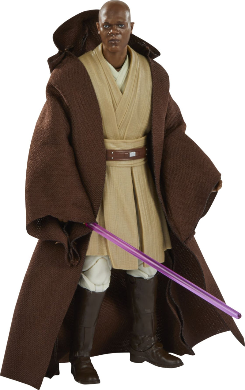 Star Wars The Black Series Mace Windu Toy 6-Inch-Scale Star Wars: Clone  Wars Figure 