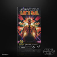 Hasbro Star Wars Black Series Lucasfilm 50th Anniversary Legends Darth Maul Sith Apprentice 6 Inch Action Figure Exclusive