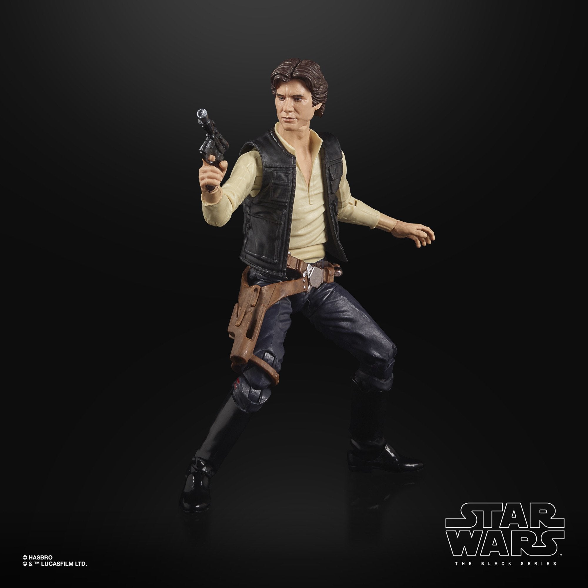 Hasbro Star Wars The Black Series Lucasfilm 50th Anniversary The Power of the Force Han Solo 6 Inch Action Figure