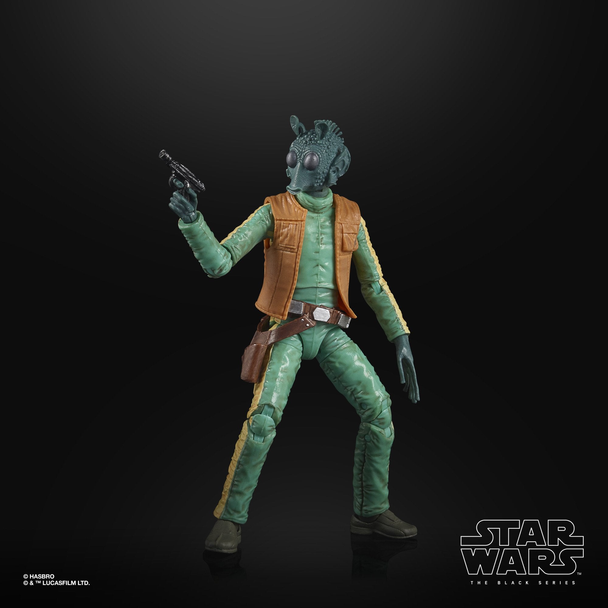 Hasbro Star Wars The Black Series Lucasfilm 50th Anniversary The Power of the Force Greedo 6 Inch Action Figure