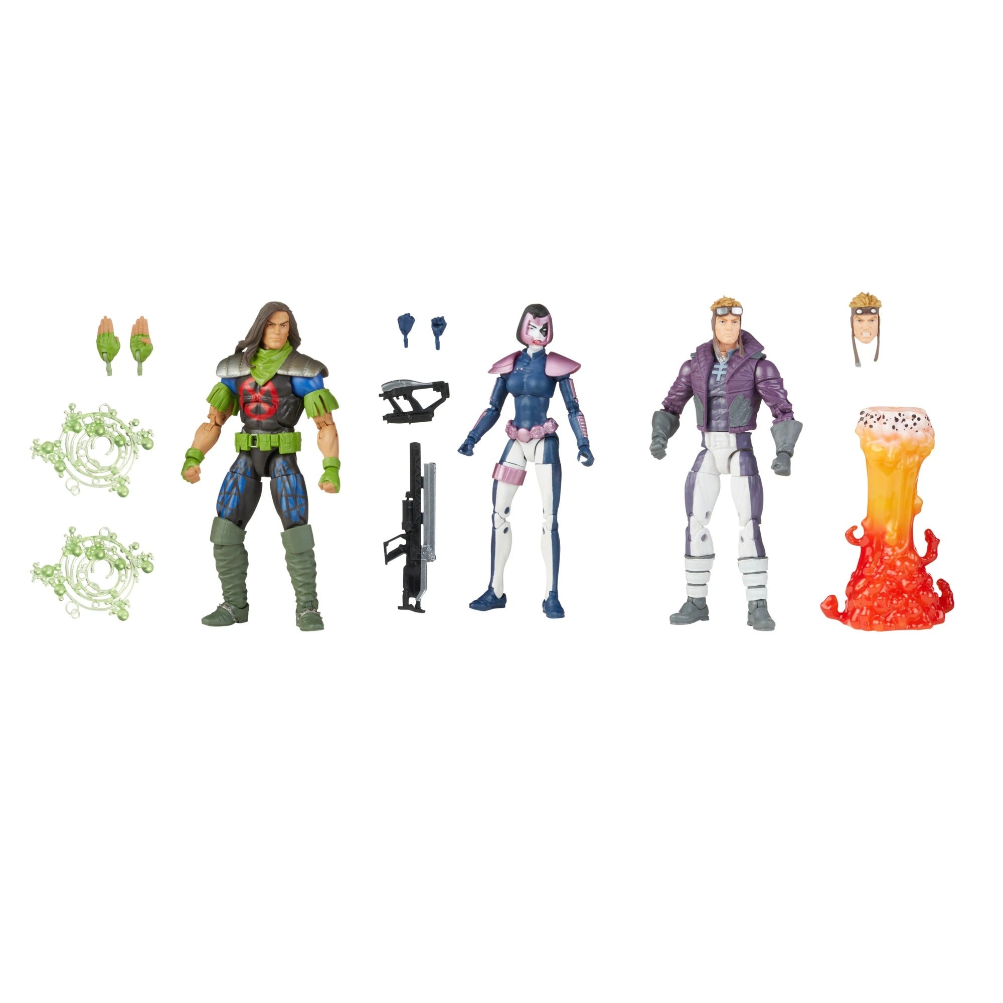 Marvel Legends X-Force Multipack Rictor Domino and Cannonball Action Figures