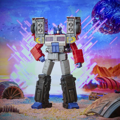 Transformers Generations Legacy Leader Class Laser Optimus Prime Action Figure