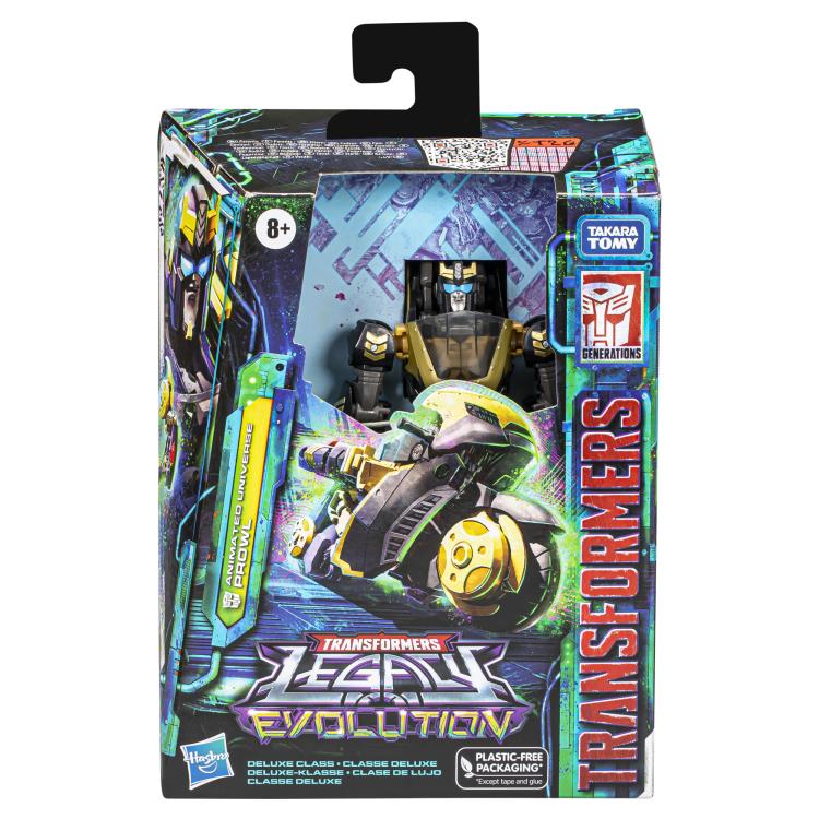 Transformers Generations Legacy Evolution Deluxe Class Animated Universe Prowl Action Figure