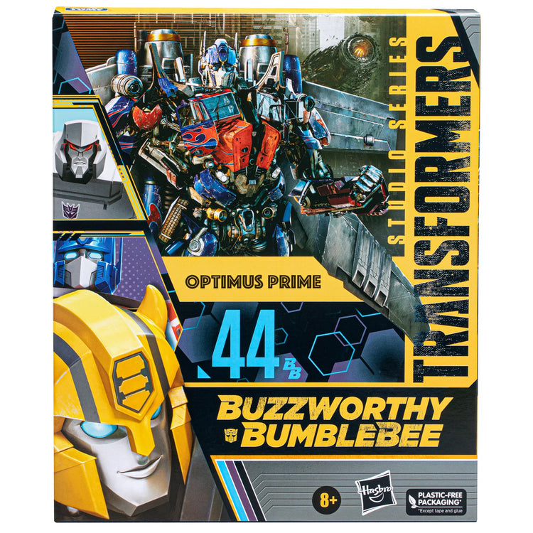 Transformers Studio Series Buzzworthy Bumblebee #44BB Optimus Prime Ac