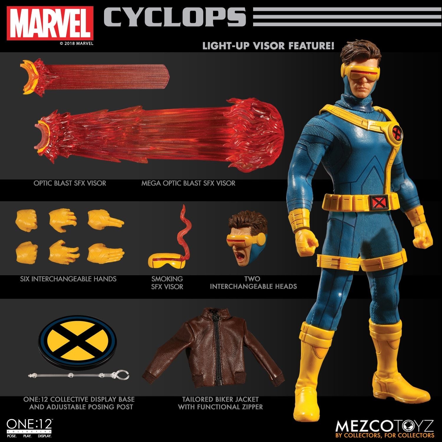 Mezco Toys One:12 Collective: Cyclops Action Figure 1