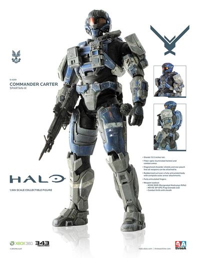 ThreeA Showcase 3A Halo Commander Carter 1/6 Scale Figure