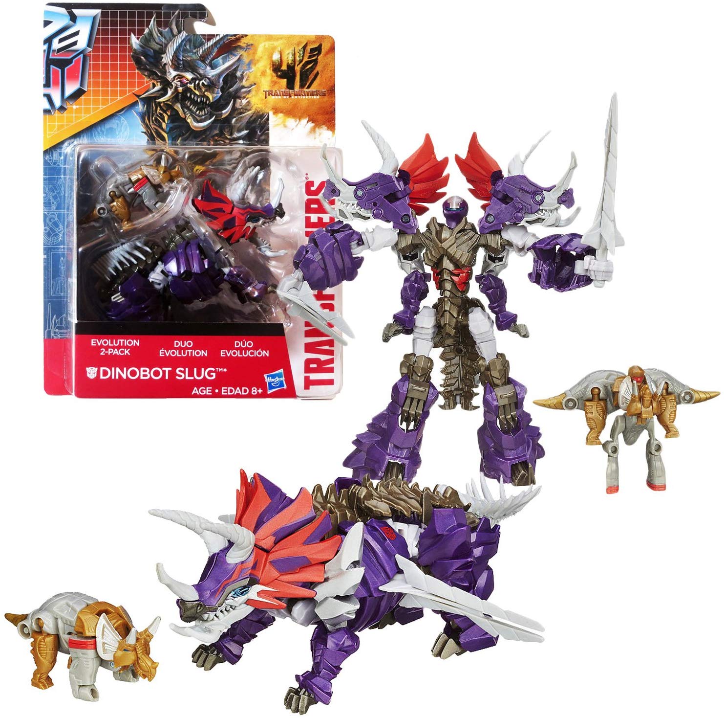 Transformers 4 Age of Extinction TRU Deluxe Dinobot Slug Action Figure 1