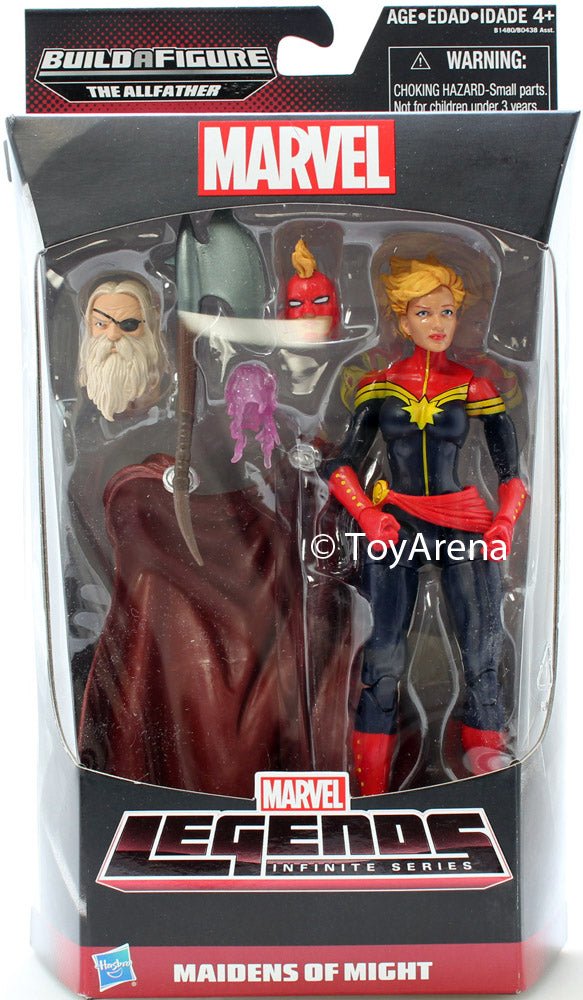 Marvel Legends Infinite Series Maidens of Might Captain Marvel 6 Inches Avengers Action Figure