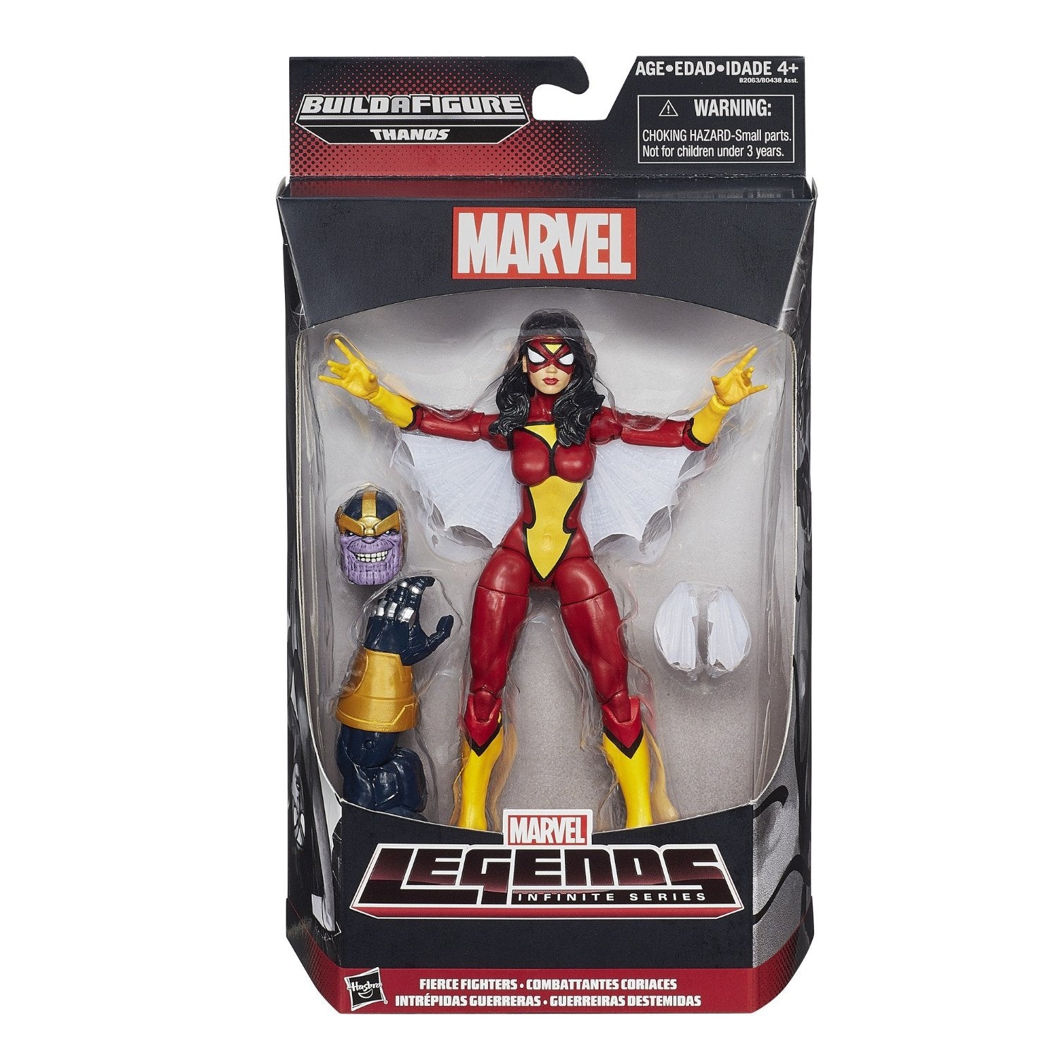 Marvel Legends Infinite Series Spider-Woman 6 Inches Action Figure BAF Thanos