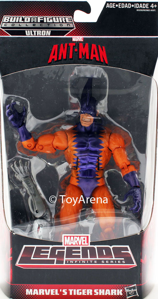 Marvel Legends Infinite Series Marvel's Tigershark w/ Ultron BAF Ant-Man Action Figure