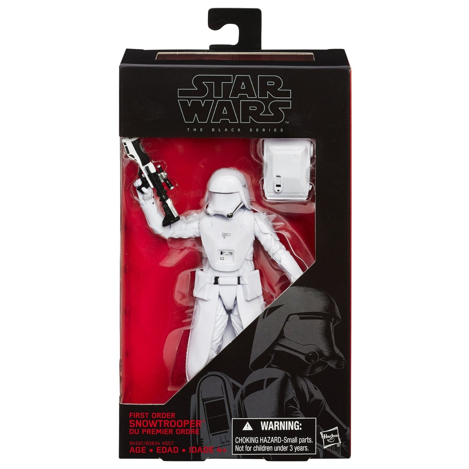 Hasbro Star Wars Black Series Force Awakens #12 First Order Snowtrooper 6 Inch Action Figure