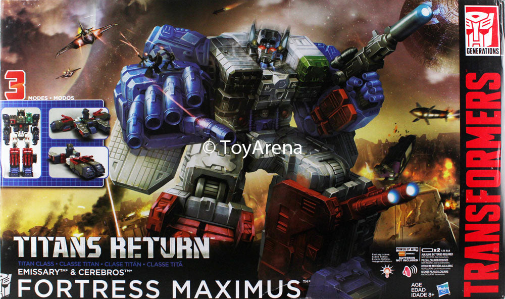 Transformers Generations Titans Return Titan Class Fortress Maximus Figure