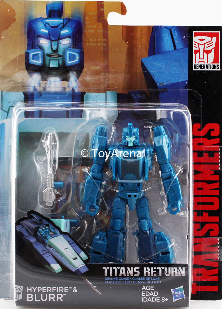 Transformers Generations Titans Return Deluxe Class Hyperfire and Blurr Figure