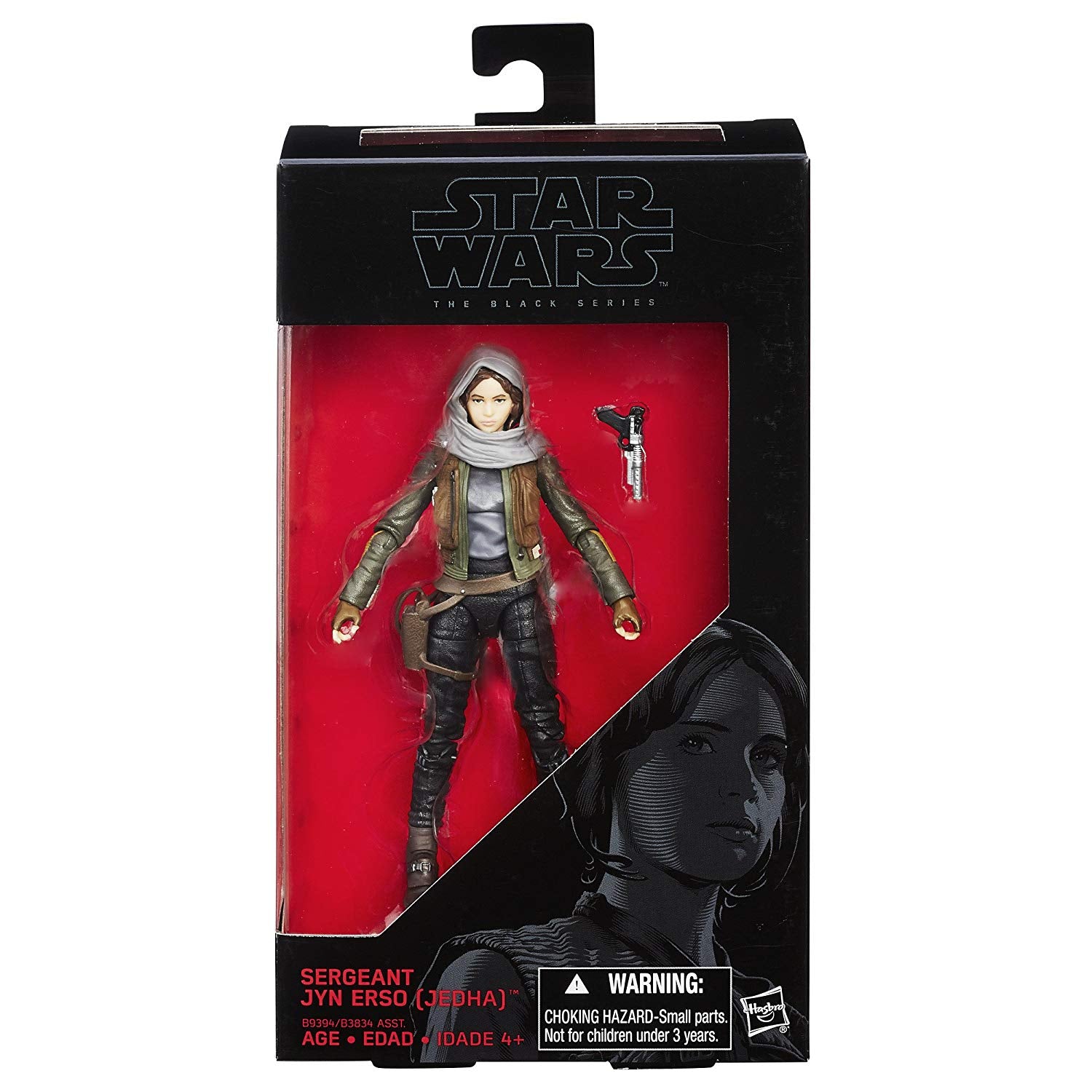 Hasbro Star Wars Black Series Force Awakens #22 Rogue One Sergeant Jyn Erso Jedha 6 Inch Action Figure