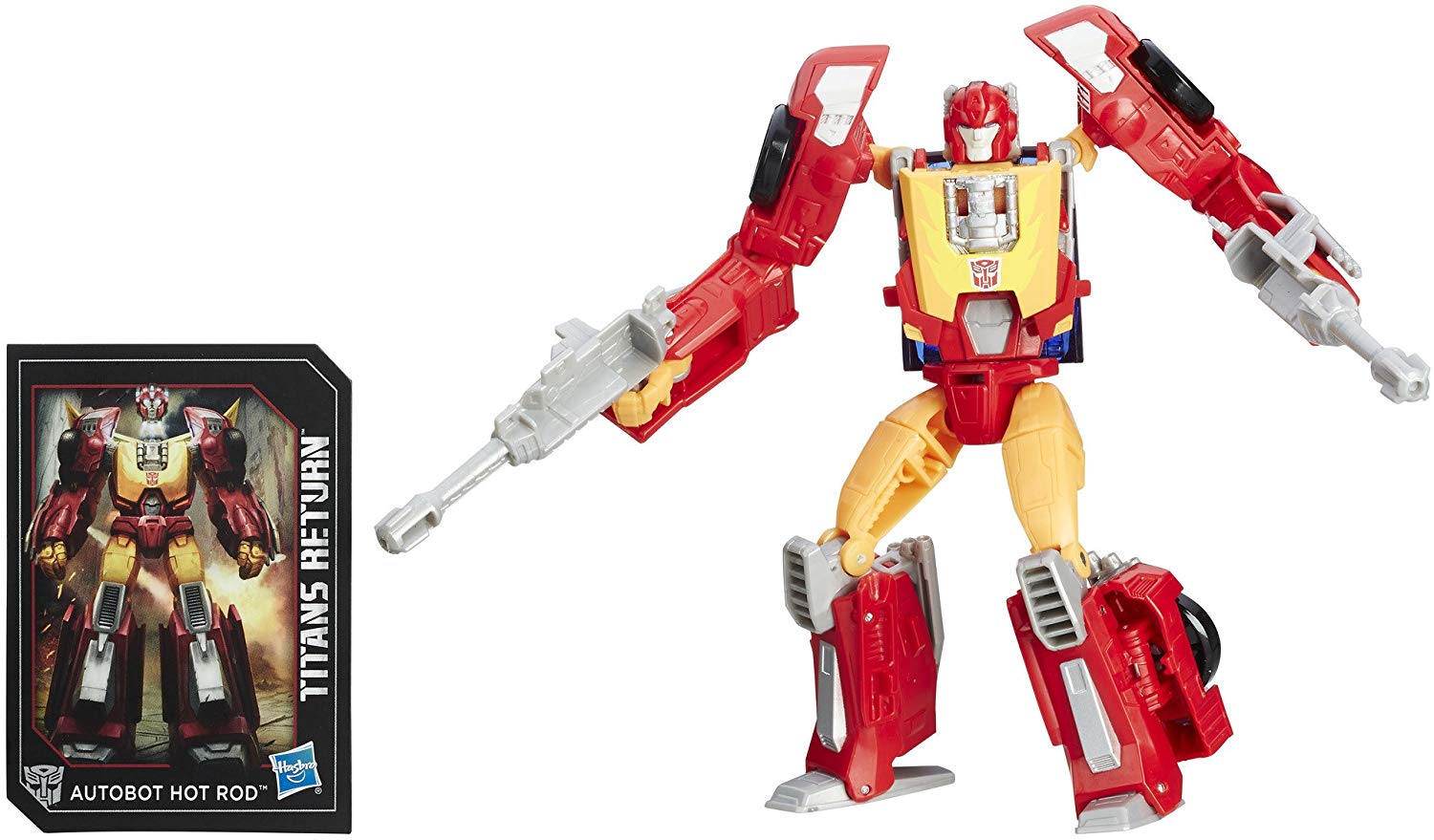 Transformers Generations Titans Return Deluxe Class Hot Rod & Firedrive Action Figure 2