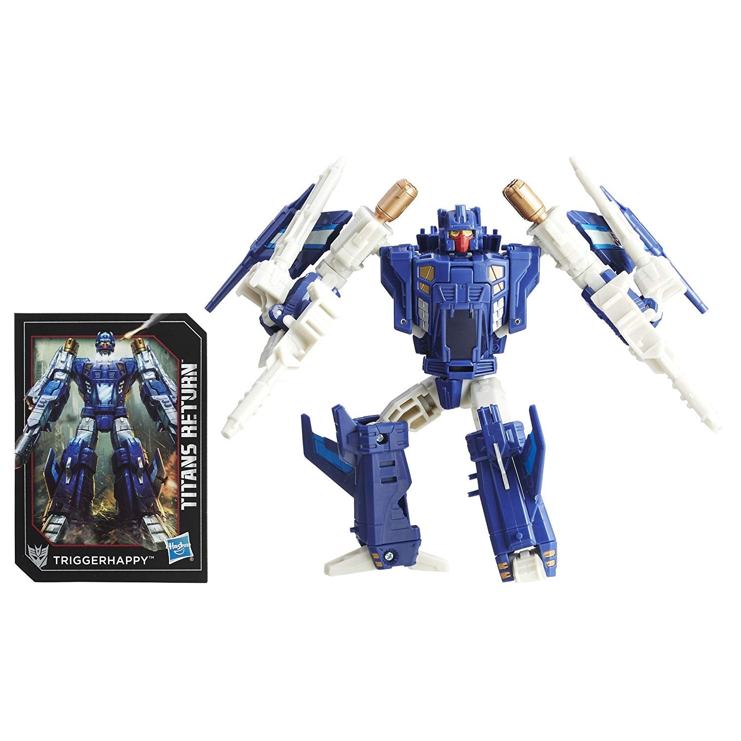 Transformers Generations Titans Return Deluxe Class Triggerhappy and Blowpipe Figure