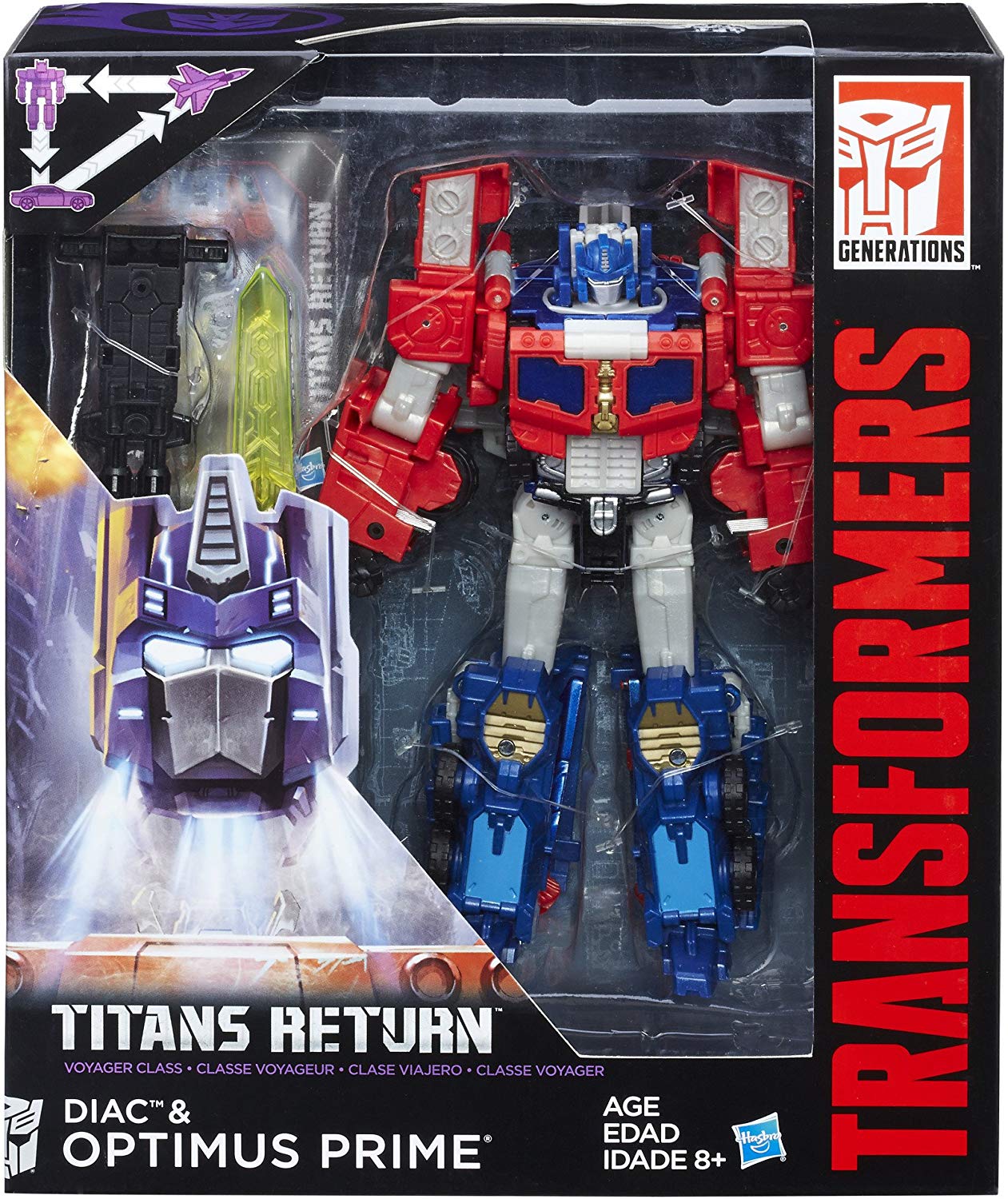 Transformers Generations Titans Return Voyager Class Optimus Prime Action Figure 1