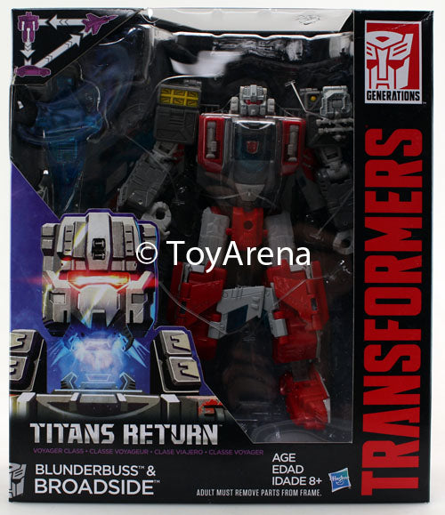 Transformers Generations Titans Return Voyager Class Blunderbuss and Broadside Figure