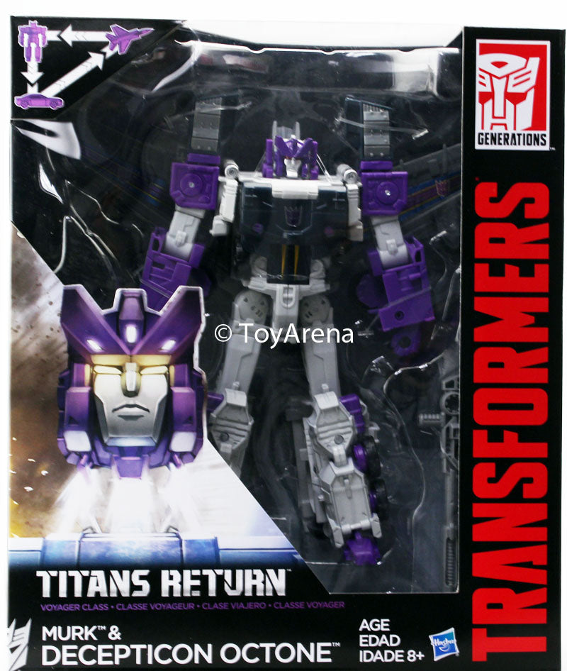 Transformers Generations Titans Return Voyager Class Murk & Octone Prime Figure
