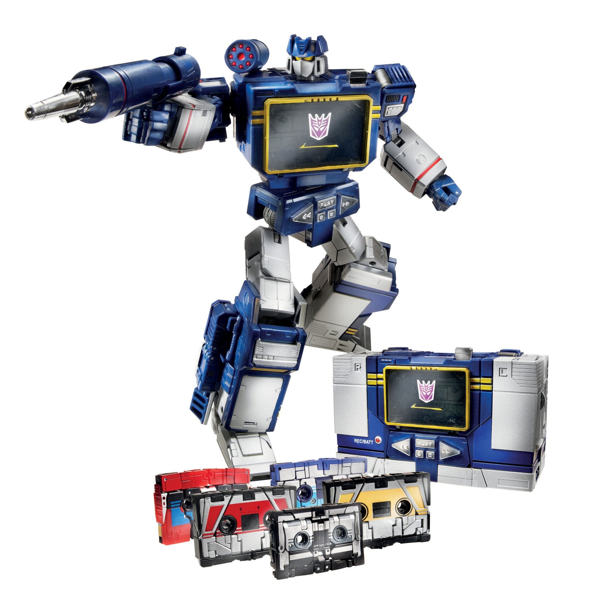 Transformers Masterpiece MP-02 Asia Exclusive Soundwave with 5 Cassestes