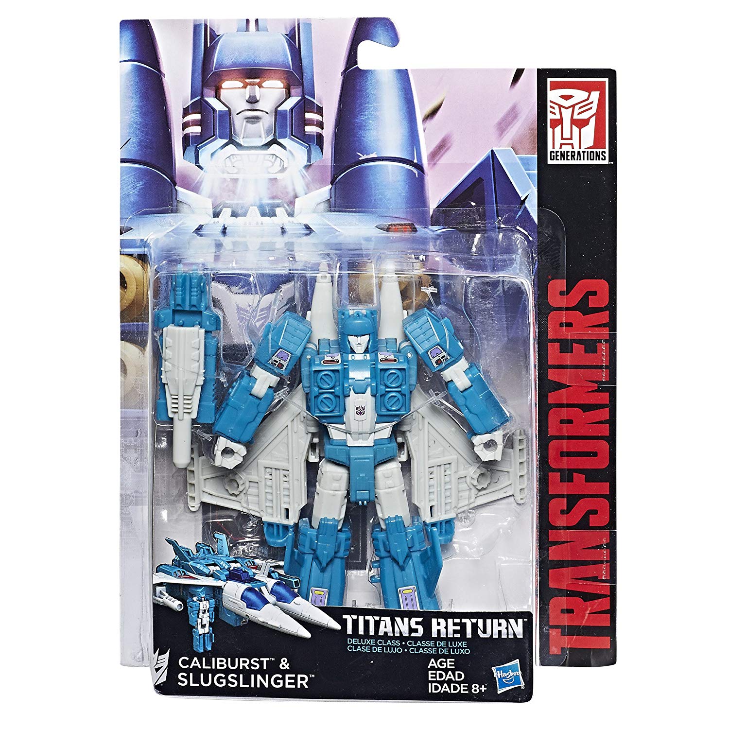 Transformers Generations Titans Return Deluxe Class Slugslinger and Caliburst Figure