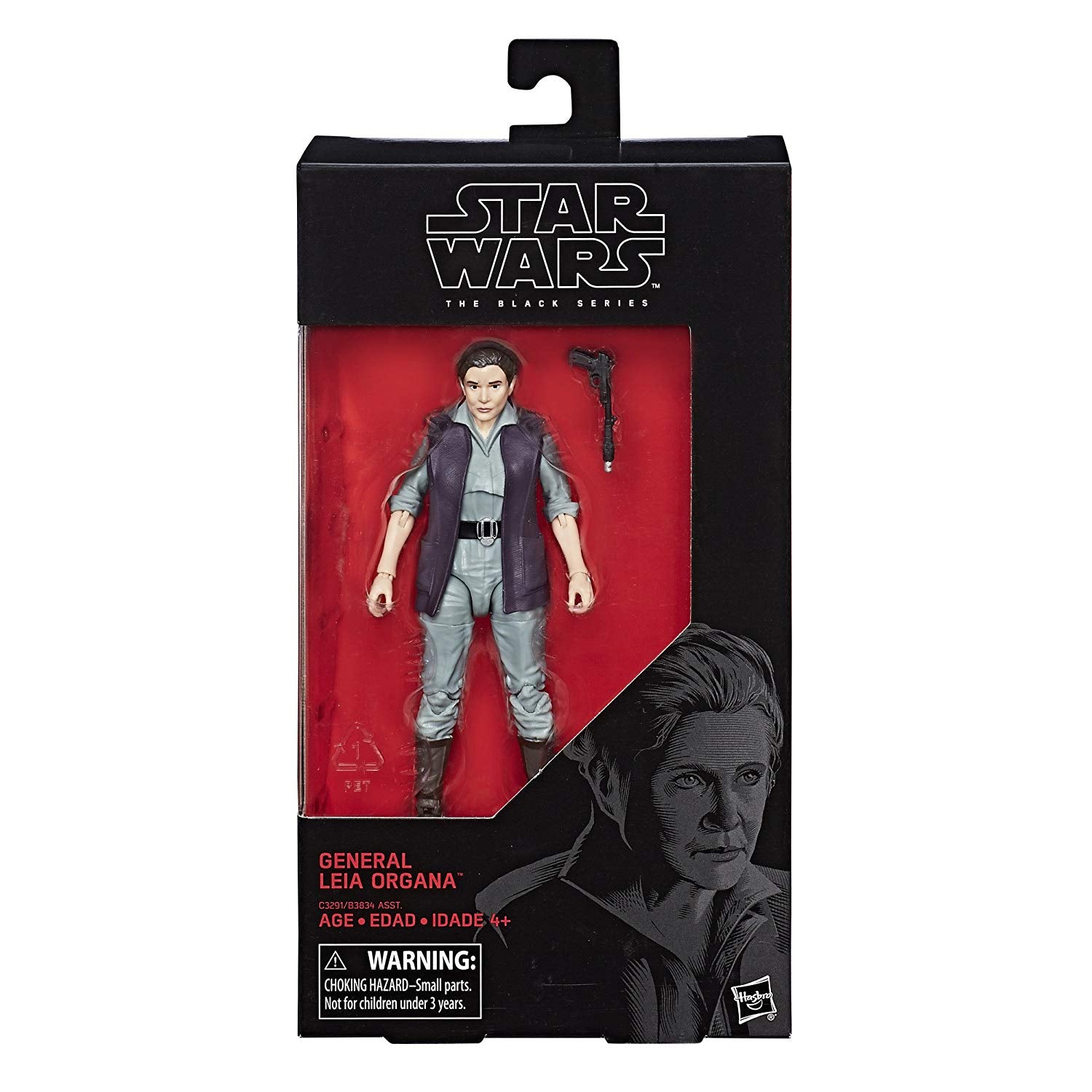 Hasbro Star Wars Black Series Force Awakens #52 General Leia Organa 6 Inch Action Figure
