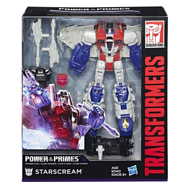 Transformers Generations Power of the Primes Voyager Class Starscream Figure