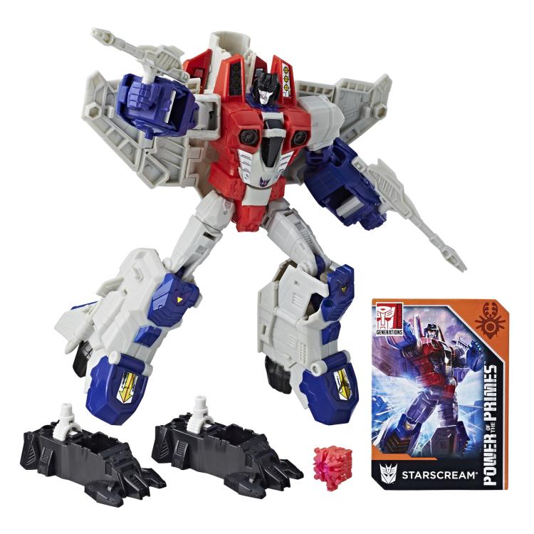 Transformers Generations Power of the Primes Voyager Class Starscream Figure