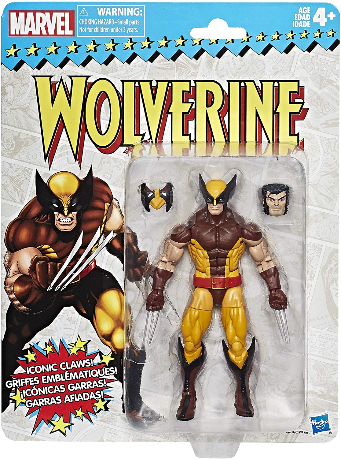 Marvel Legends Vintage Retro Series Wolverine Wave 1 Action Figure 1