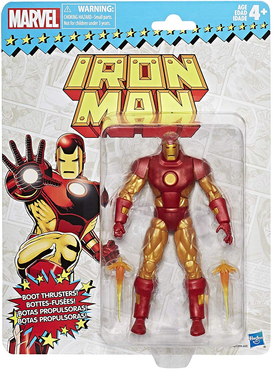 Marvel Legends Vintage Retro Series Iron Man Wave 1 Action Figure 1