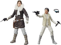 Star Wars Black Series Han Solo and Princess Leia Organa Exclusive Pack 6 Inch Action Figure
