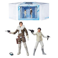 Hasbro Star Wars Black Series Han Solo and Princess Leia Organa (Empire Strikes Back) ComicCon Exclusive Pack 6 Inch Action Figure