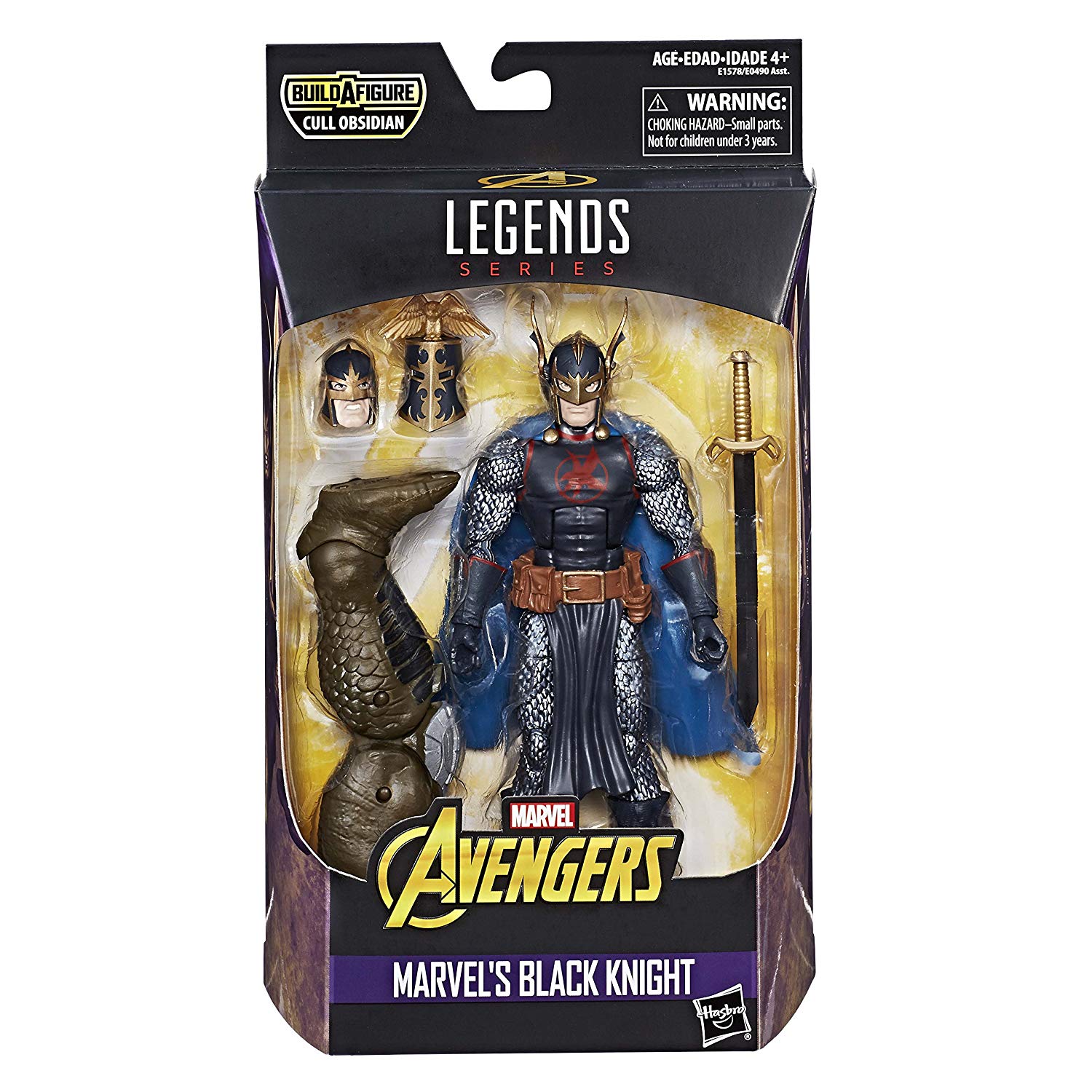 Marvel Legends Avengers Marvel's Black Knight Cull Obsidian BAF