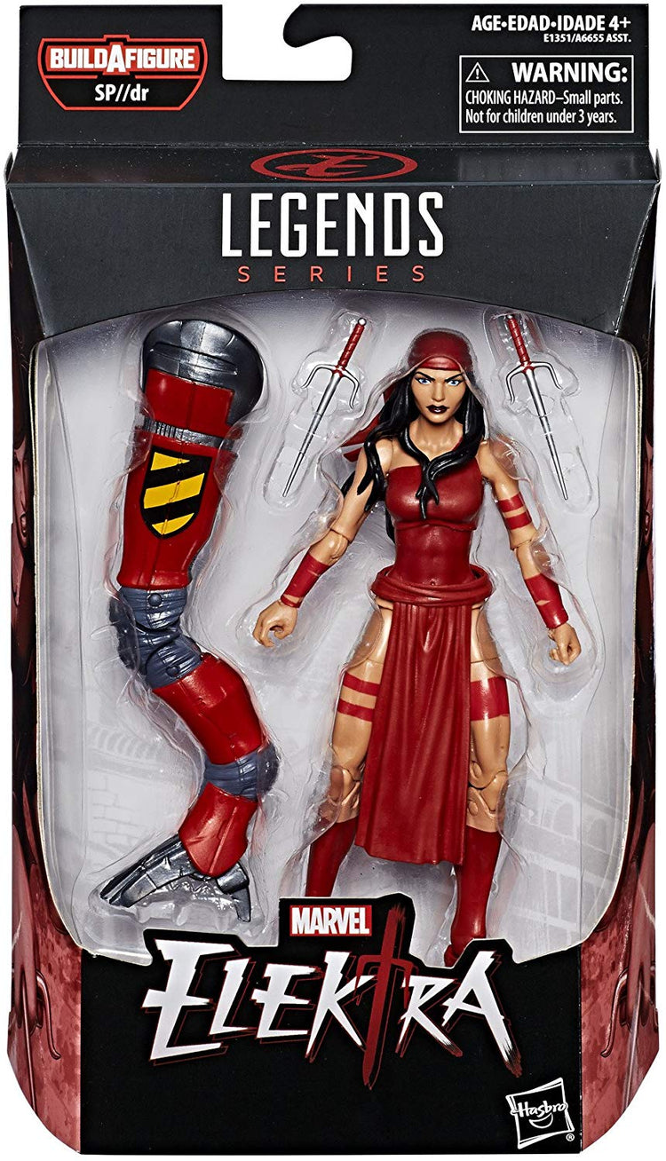 Marvel Legends Spider-Man Series Elektra Sp//dr Spider BAF Wave Action Figure 1