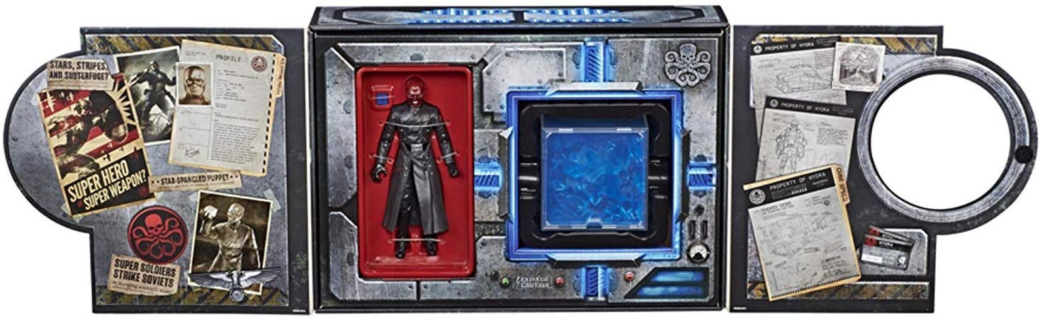 SDCC 2018 Hasbro Marvel Legends Series Red Skull and Electronic Tesseract Action Figure Set 3