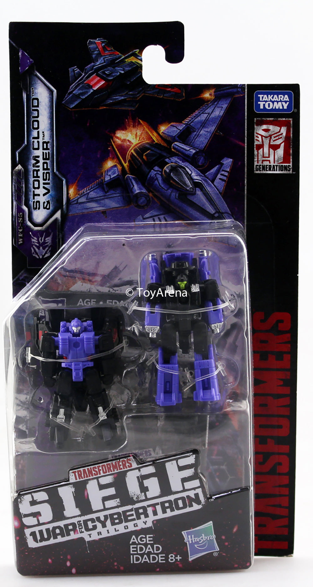 Transformers Generations War For Cybertron: Siege Micromasters Storm Cloud & Visper Action Figure WFC-S5