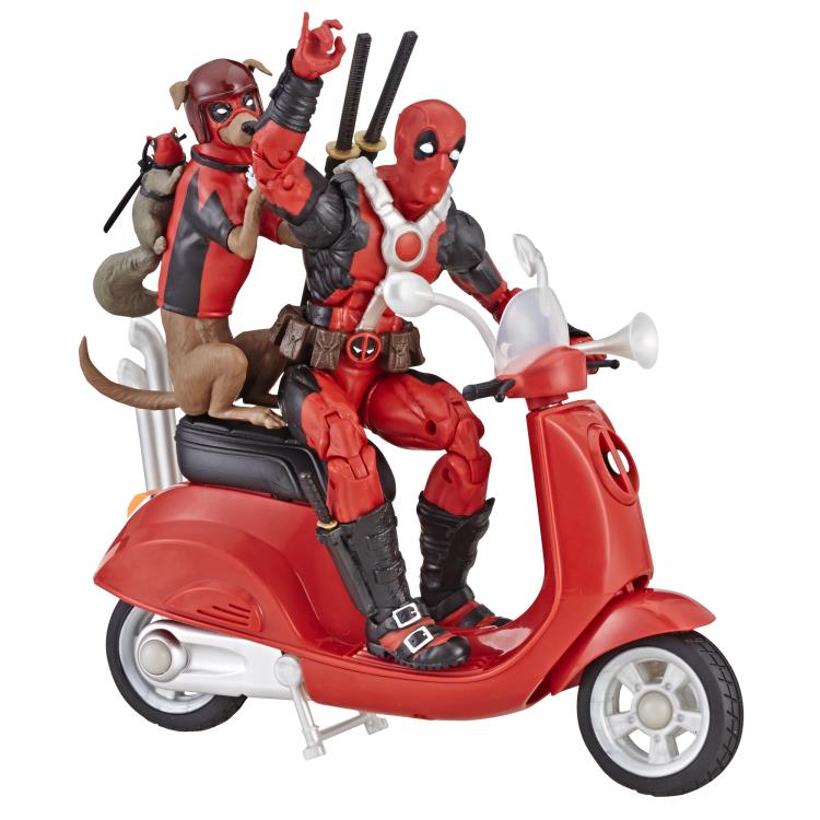 Ultimate Marvel Legends X-Men Deadpool Corps Legends Series 6-inch Action Figure - Deadpool with Bike Scooter and Professor X