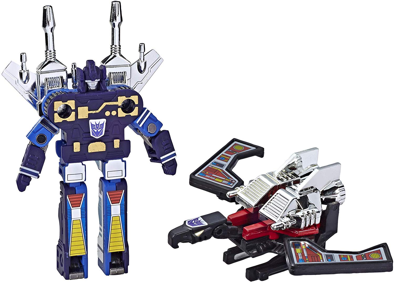 Transformer Vintage G1 Reissue Cassette 2-Pack Decepticons Frenzy and Laserbeak Action Figure 2