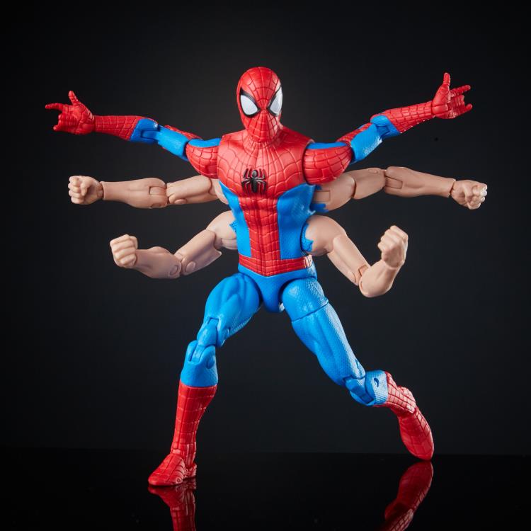 Marvel Legends Spiderman Series Six Arm Spider-Man Kingpin BAF 3