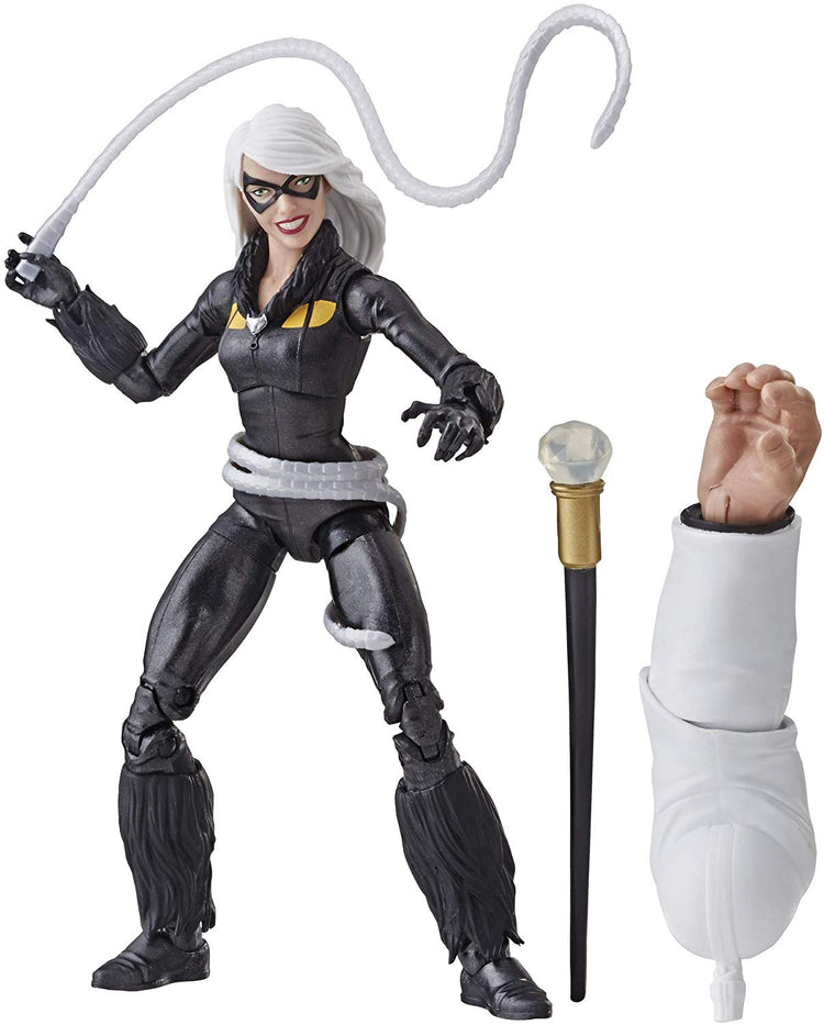 Marvel Legends Spiderman Series Black Cat Kingpin BAF 2