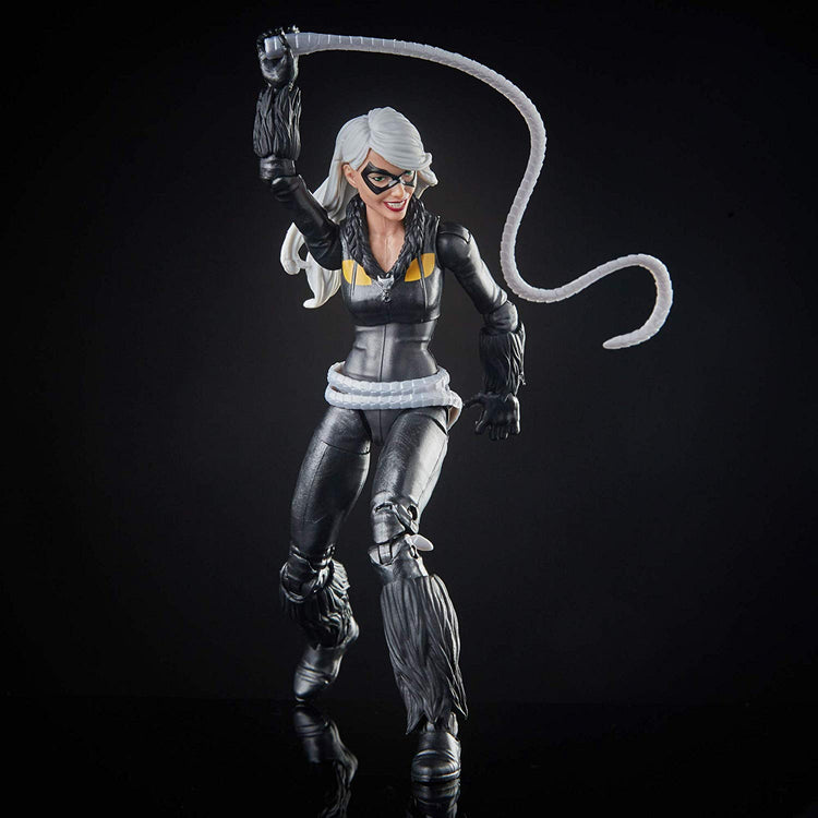 Marvel Legends Spiderman Series Black Cat Kingpin BAF 3