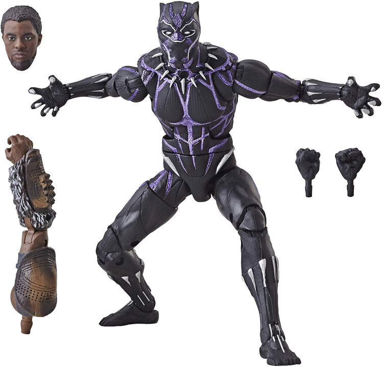 Marvel Legends Black Panther Series Vibranium Black Panther M'Baku BAF Wave Action Figure 3