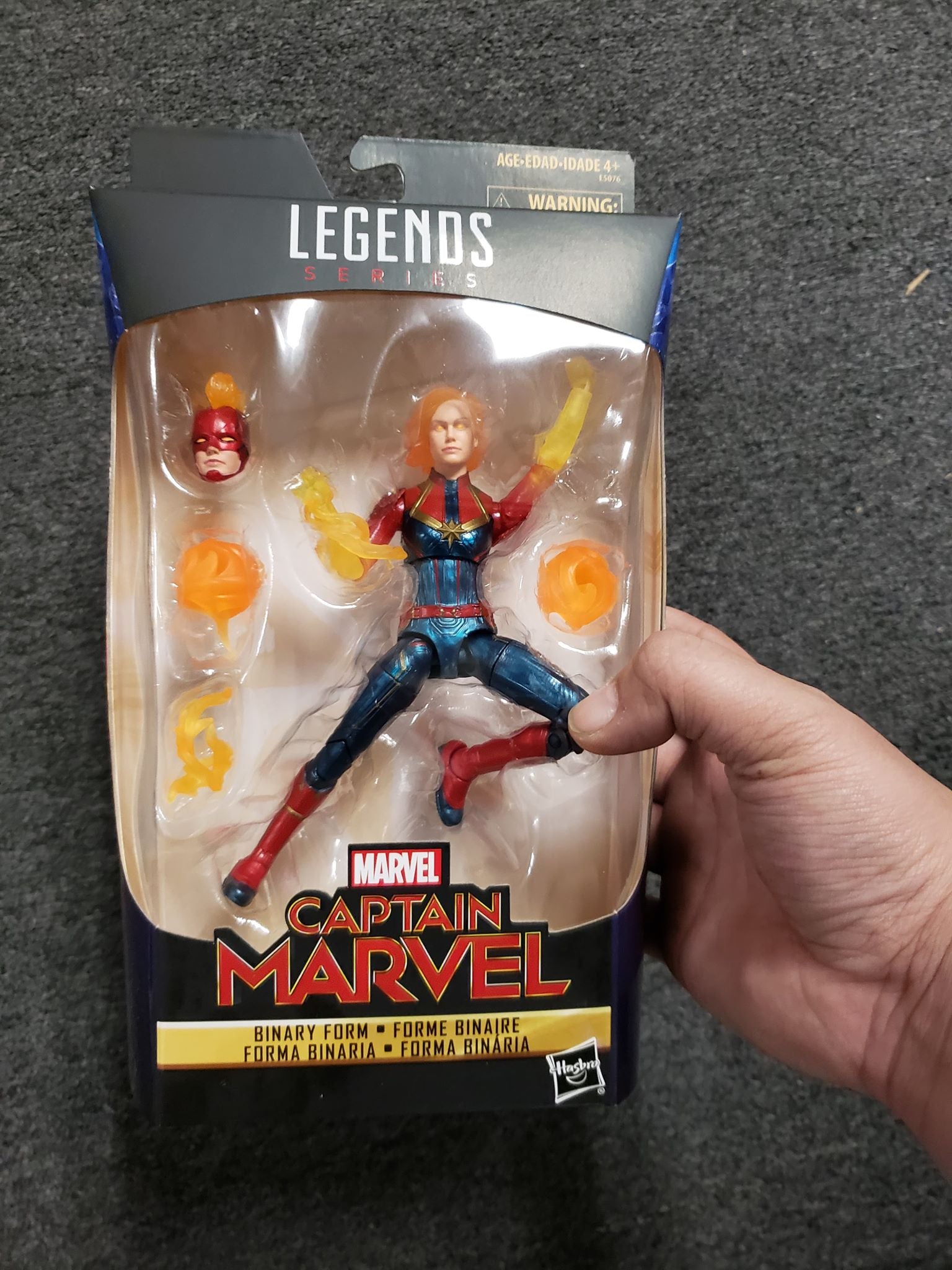 Marvel Legends Captain Marvel Binary Form Walmart Exclusive Action Figure